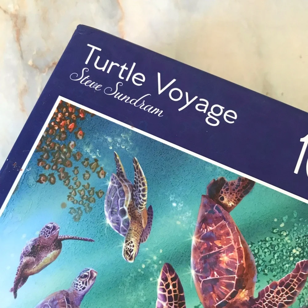 Turtle Voyage 1000 Piece Soft Touch Jigsaw Puzzle Artist Steve Sundram